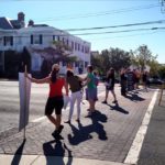 SURJ members protesting on 123 in Fairfax