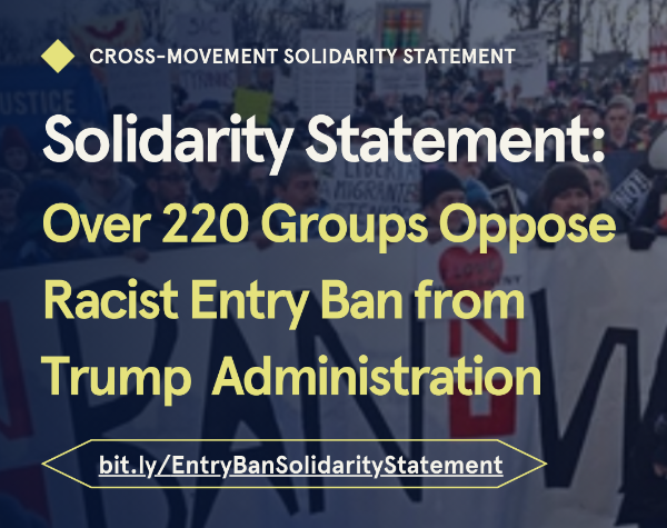 You are currently viewing Cross-Movement Opposition to Travel Ban